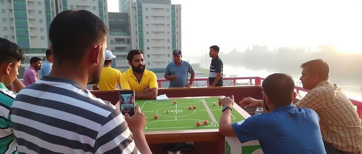 Goa Passing Pro real-world tournament in Kolkata with players competing on mobile devices